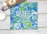 Lilly Inspired Undersea Paradise Pattern Adhesive Vinyl L055